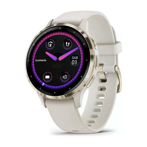 Garmin Smartwatch 3s Smartwatch Garmin 010 02785 04 VENU 3s Ivory e Soft gold 0753759314811