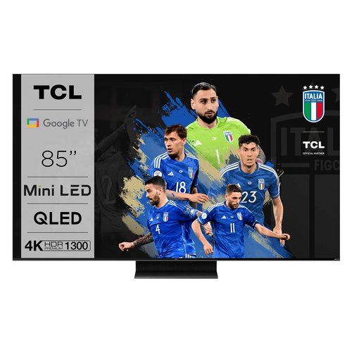 Tcl Televisore SmartTVUHDMiniLED Tv Tcl 85C805 C80 SERIES Smart TV UHD MiniLED Titanio 590...