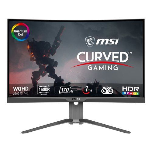 Msi Monitor MAG275CQRFQDCurved Monitor Msi 9S6 3CD24T 001 MAG SERIE MAG 275CQRF QD Curved Black 4711377032087