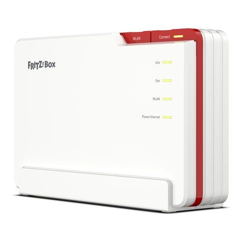 Fritz! 20003058 BOX 5690 PRO Router Wireless Wi-Fi 7 Tri-band 2.5 Gigabit Ethernet SFP Fibra Ottica WPA3 colore Bianco
