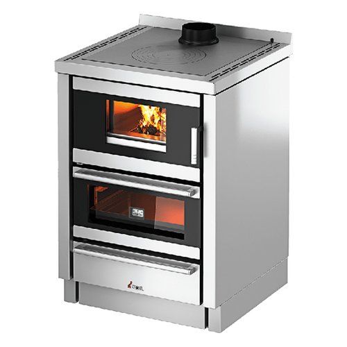 Cadel Cucina legna 4.0V Cucina legna Cadel 71220013 KOOK 60 4.0V Inox 8053859016335