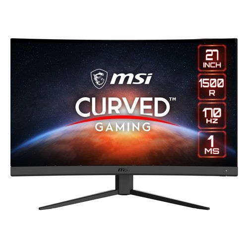 Msi Monitor G27CQ4E2QHDCurved Monitor Msi 9S6 3CB01T 027 G27CQ4 E2 QHD Curved Black 471907...