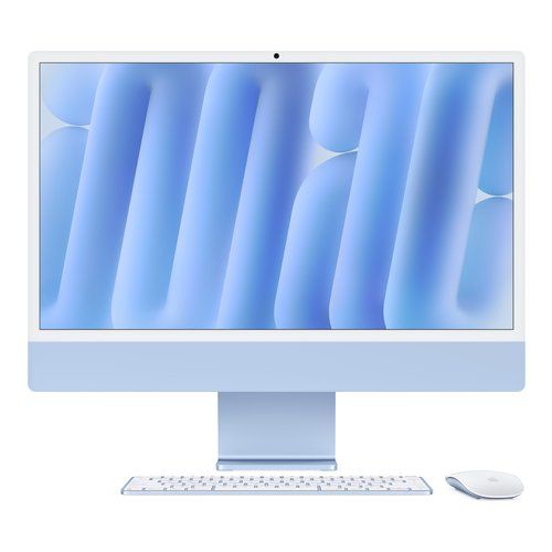 Apple All in one MWV13TA All in one Apple MWV13T A IMAC Blue Apple M4 16GB 256GB Apple GPU...