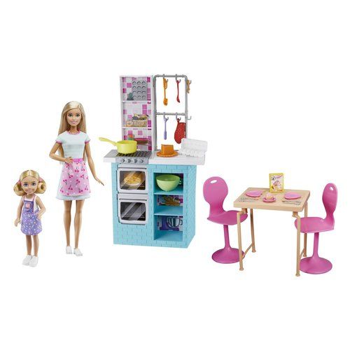 New Set bambola Mattel HBX03 BARBIE Cucina Sister Baking