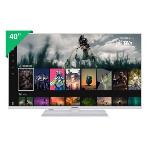 Telefunken Televisore TE40750B45I2KTW Tv Telefunken TE40750B45I2KTW White 8053306576696
