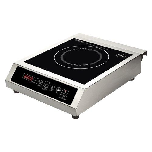 R.G.V. Piastra Induzione PROIND1 Piastra Induzione R.G.V. 111450 Pro Ind 1 Black E Silver 8008336477253