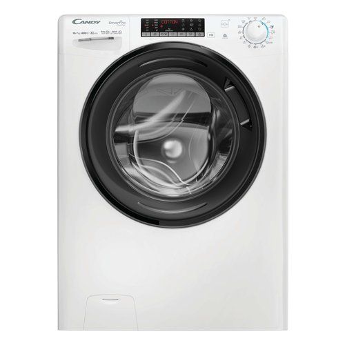 Candy CSOW41076TWMB0-S Lavasciuga 10/7 KG 1400 Giri/min Classe A (Bianco - Nero)