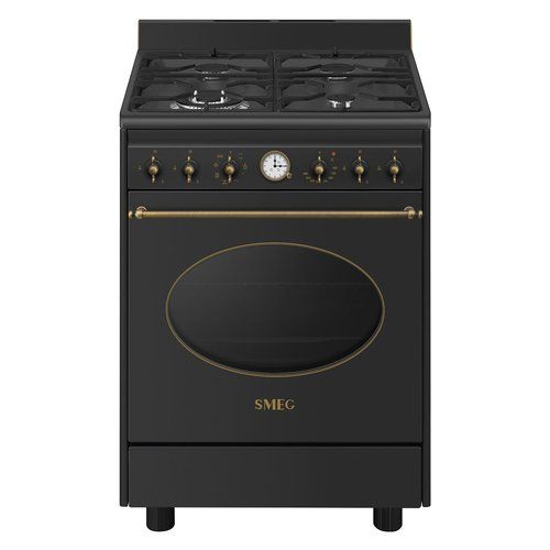 Smeg Cucina gas CO60GMAN2 Cucina gas Smeg COLONIALE CO60GMAN2 Antracite 8017709354619