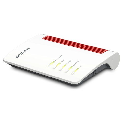 FRITZ! FRITZ!BOX 4630 INTERNATIONAL Router Wireless Dual-Band Wi-Fi 7 2.5 Gigabit Ethernet 4 Porte LAN WPA3 3568 Mbit-s colore Bianco