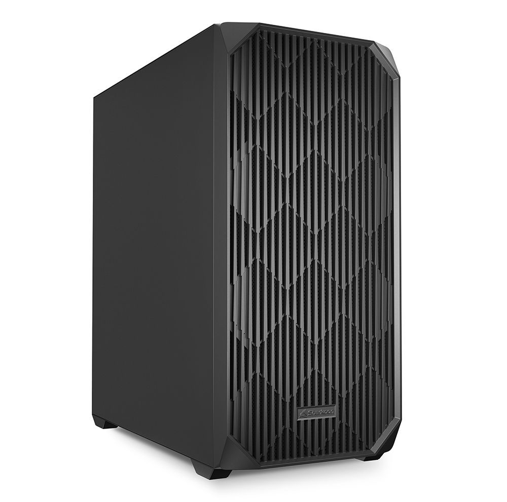 Sharkoon AK3 Midi Tower Nero (AK3 Black ATX [schwarz]) - Immagine 3