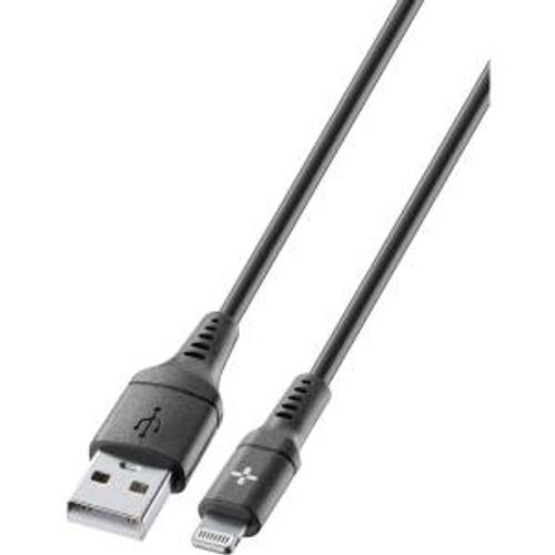 Cellularline Ploos Cavo USB-A a Lightning 1m Nero