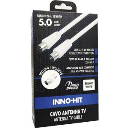 Inno-Hit Cavo Antenna M/F 5m Bianco