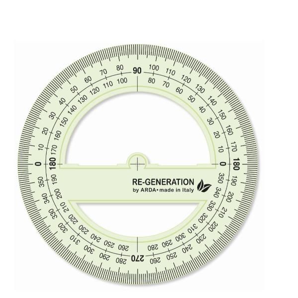 GONIOMETRO 360° PLASTICA ECO SOST.
