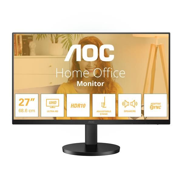 Aoc U27B3AF Monitor PC 27" 4K Ultra HD IPS 60 Hz (Nero)