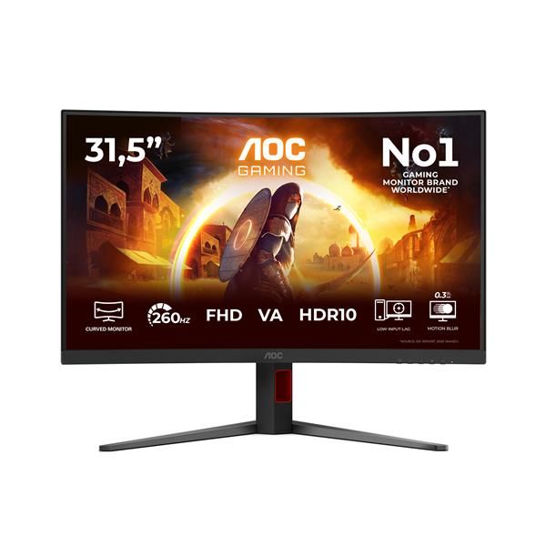 Aoc 32 MONITOR VA 260HZ CURVO REG ALT 4038986113489