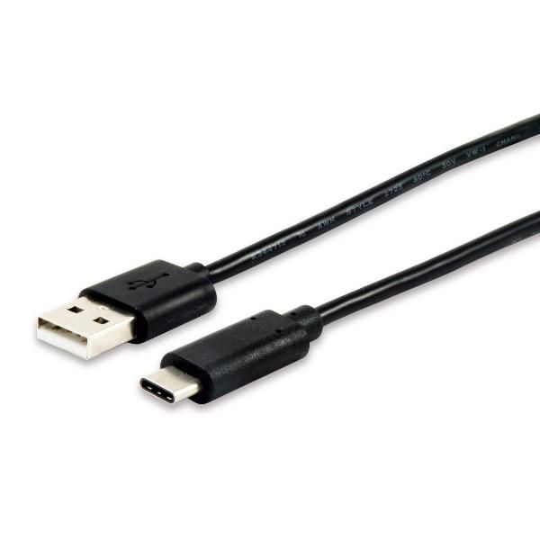 USB 2.0 TYPE-A TO C M/M 1.0M BLA