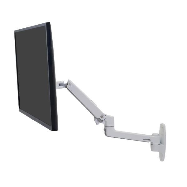 Ergotron LX WALL MOUNT LCD ARM, BRIGHT WHITE 0698833053579