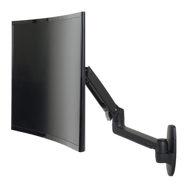 Ergotron LX WALL MOUNT LCD ARM, MATTE BLACK 0698833075656