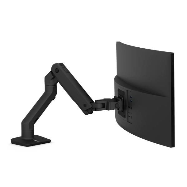 Ergotron HX Desk Monitor Kit di montaggio del braccio opaco nero nero (45-475-224) (45475224)