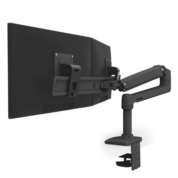 Ergotron LX DESK DUAL DIRECT ARM MATTE BLACK 0698833073904