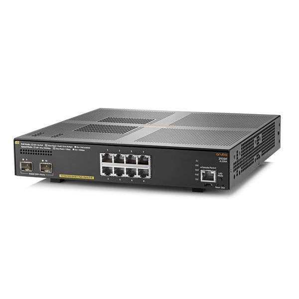 Hewlett Packard Enterprise ARUBA 2930F 8G POE+ 2SFP+ SWCH 0190017006765