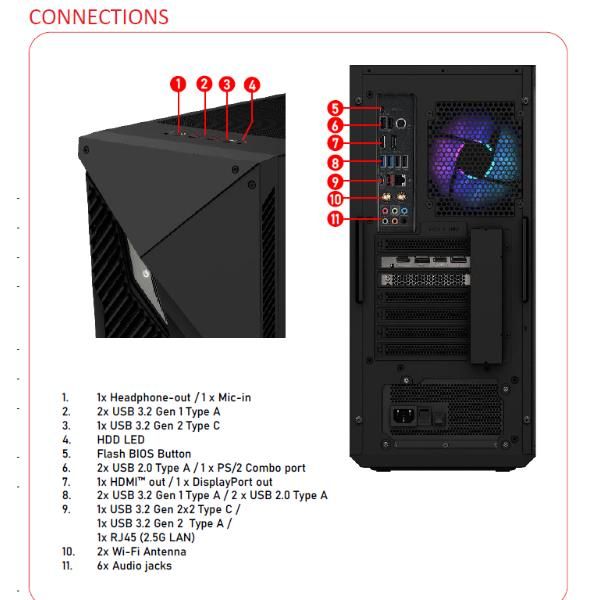 Msi MPG INFINITE X2 14NUG7-471IT MW 4711377185219