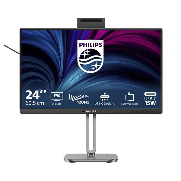immagine di Philips 24B2U4301H Monitor PC 23,8" Full HD IPS 120 Hz (Argento)