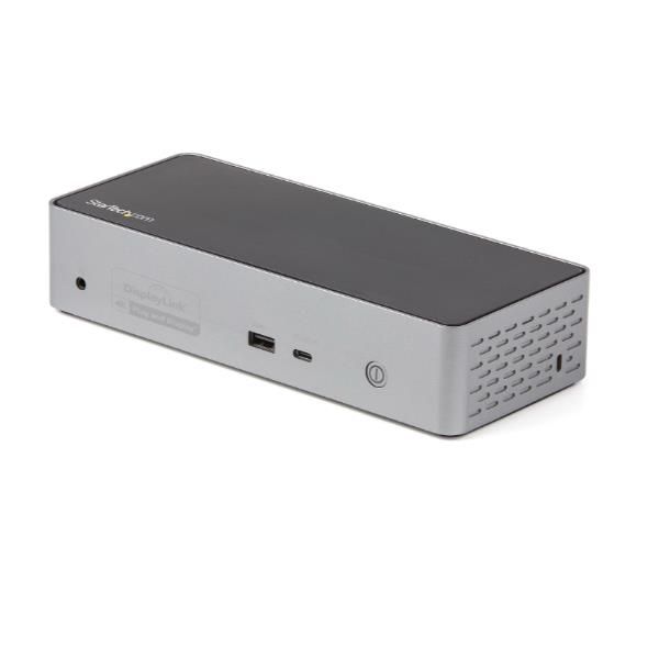 StarTech DK31C4DPPDUE Docking Station USB-C per Quad Monitor 4K 60Hz con Power Delivery 100W 4x HDMI 4x DisplayPort USB 3.2 Gen 2 Ethernet Gigabit colore Nero