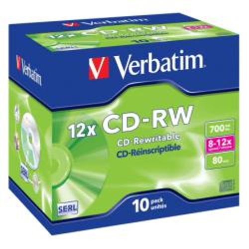 CD-RW 700MB 80 RISCRIV.12X CF.10 S