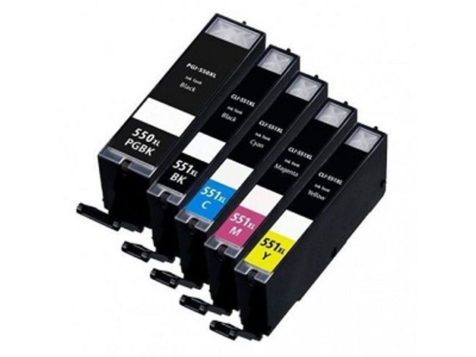 11ML Com for Canon Pixma IP7250,MG5450,MG6350#CLI-551XLBK.Cartucce inkjetCanon