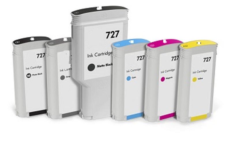 Ciano Compatible Hp T1500,T2500,T920,T930-130Ml #727Cartucce PlotterHewlett Packard Enterprise