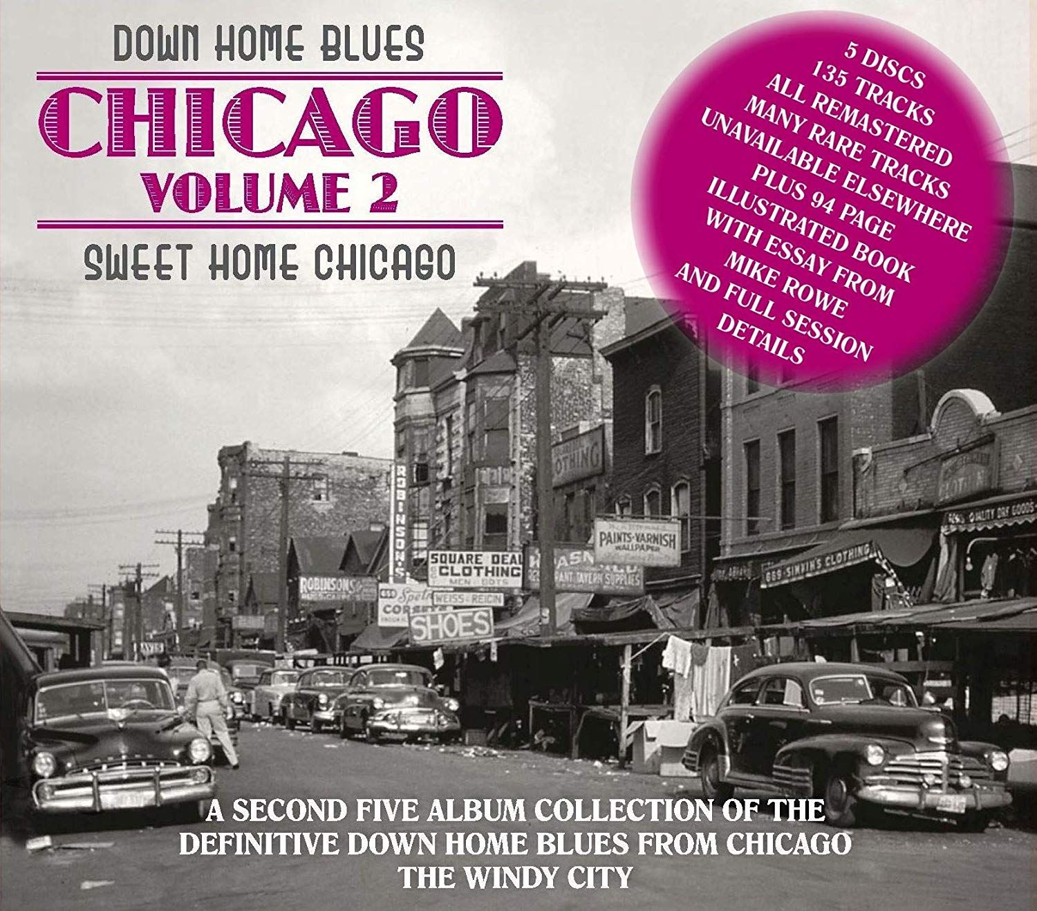 Audio Cd Down Home Blues: Sweet Home Chicago Volume 2 Various 5 Cd NUOVO SIGILLATO EDIZIONE DEL SUBITO DISPONIBILE