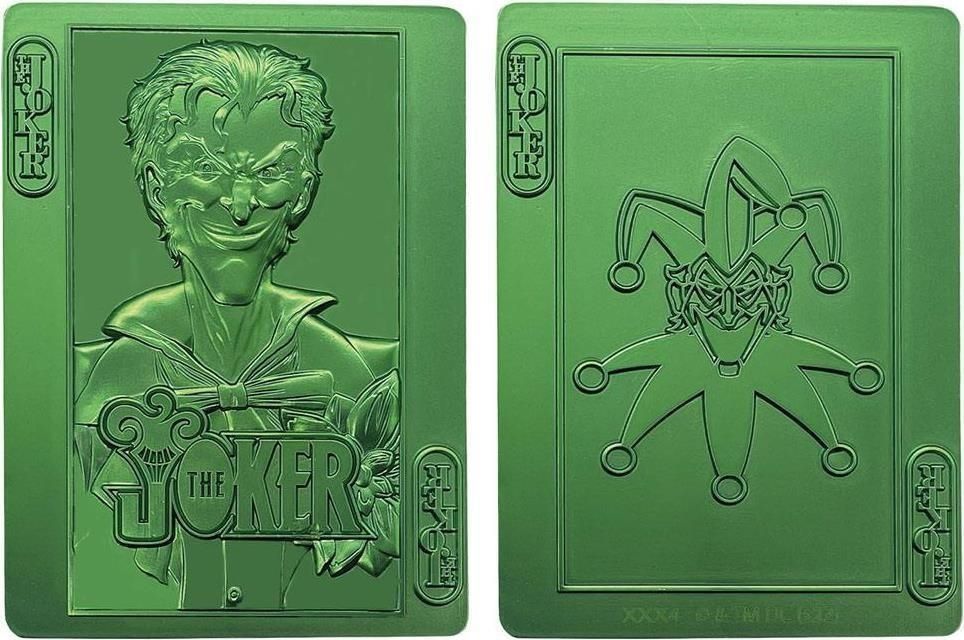 Merchandising Dc Comics:  - The Joker Playing Card Limited Edition Ingot NUOVO SIGILLATO EDIZIONE DEL SUBITO DISPONIBILE