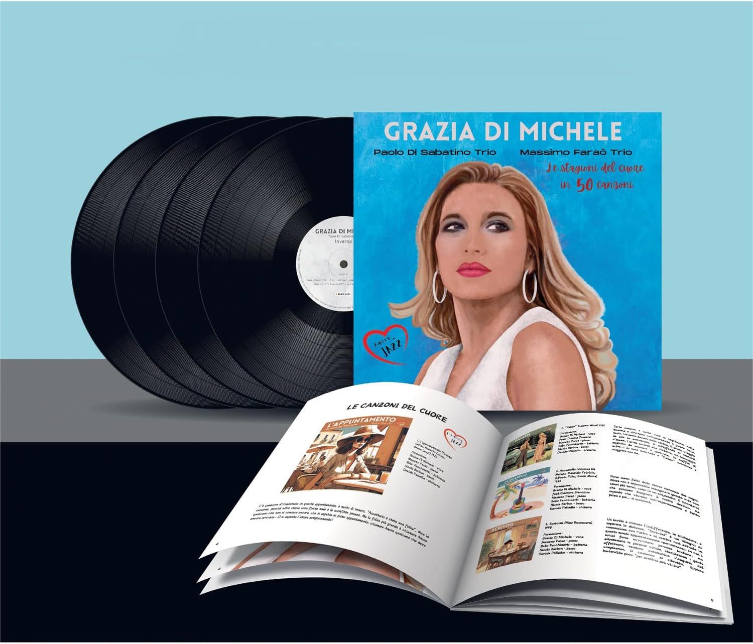Vinile Grazia Di Michele - Le Stagioni Del Cuore 4 Lp+Libro NUOVO SIGILLATO EDIZIONE DEL SUBITO DISPONIBILE