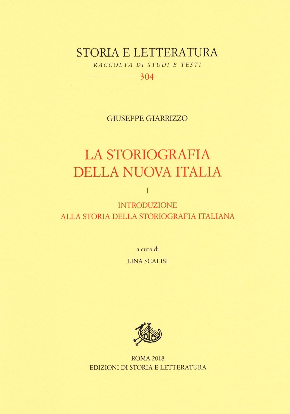 EDIZIONI DI STORIA E LETTERATURA 3164062