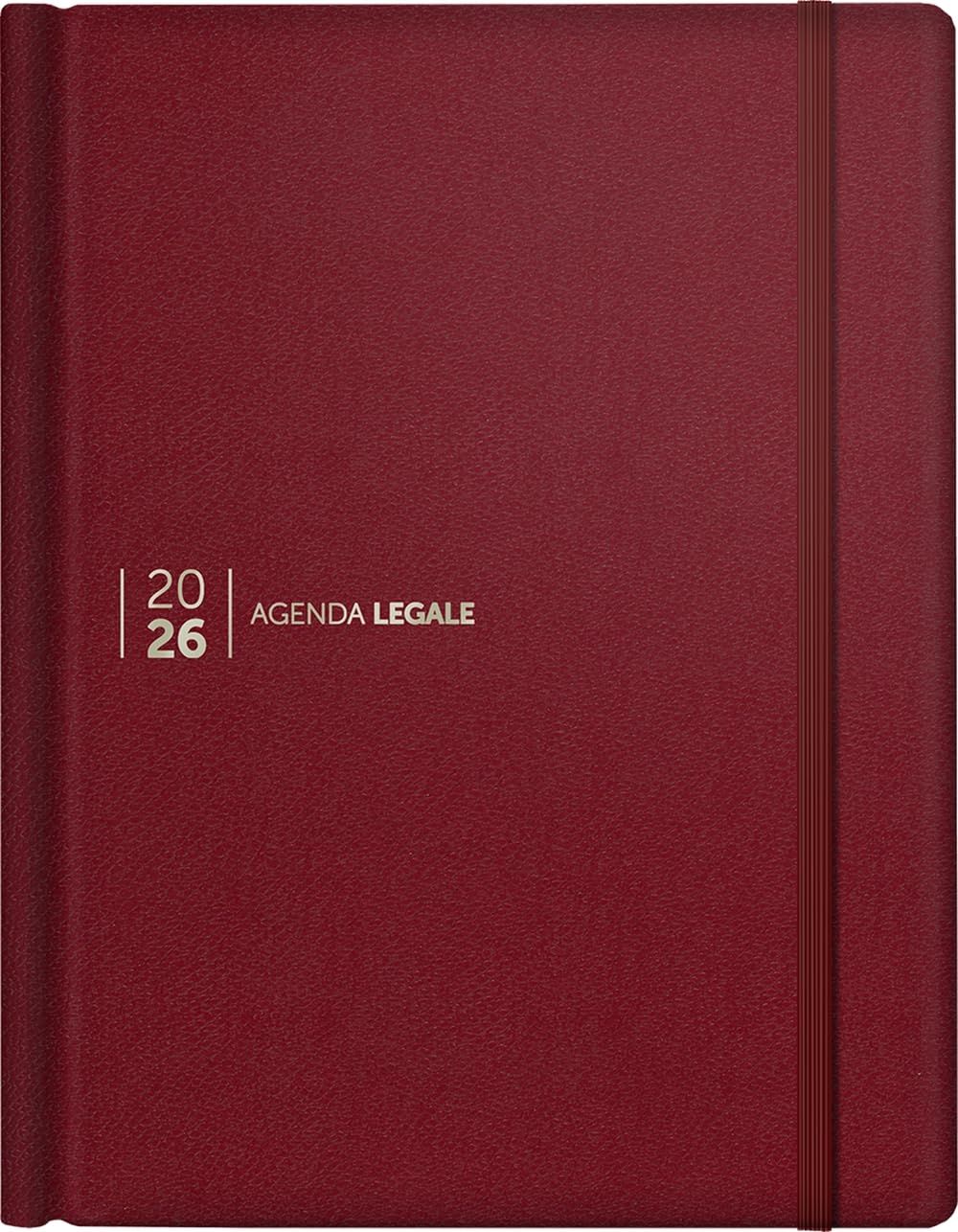 Merchandising Agenda Legale 2026. Ediz. Leather Rossa. Con App Pro NUOVO SIGILLATO EDIZIONE DEL SUBITO DISPONIBILE