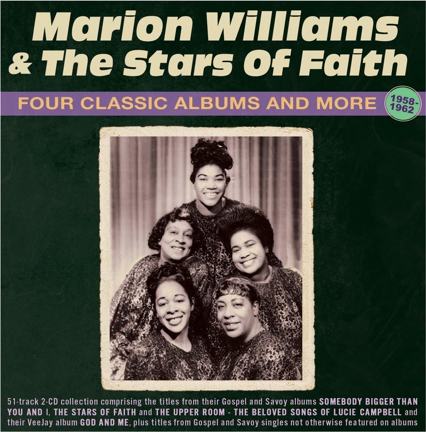 Audio Cd Marion Williams & The Stars Of Faith - Four Classic Albums And More 1958-62 NUOVO SIGILLATO EDIZIONE DEL SUBITO DISPONIBILE