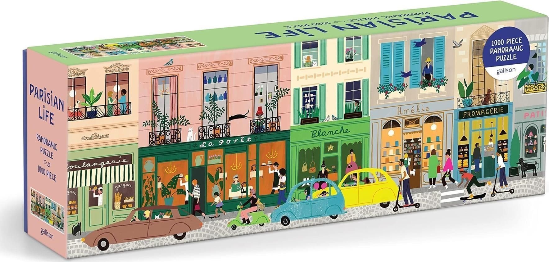 LIbri  - Parisian Life 1000 Piece Panoramic Puzzle NUOVO SIGILLATO EDIZIONE DEL SUBITO DISPONIBILE