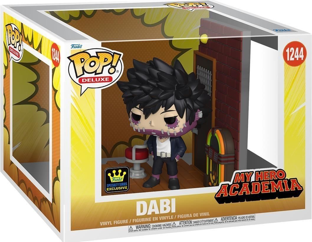 Merchandising My Hero Academia:  Pop Deluxe - Dabi Vinyl Figure 1244 NUOVO SIGILLATO EDIZIONE DEL SUBITO DISPONIBILE