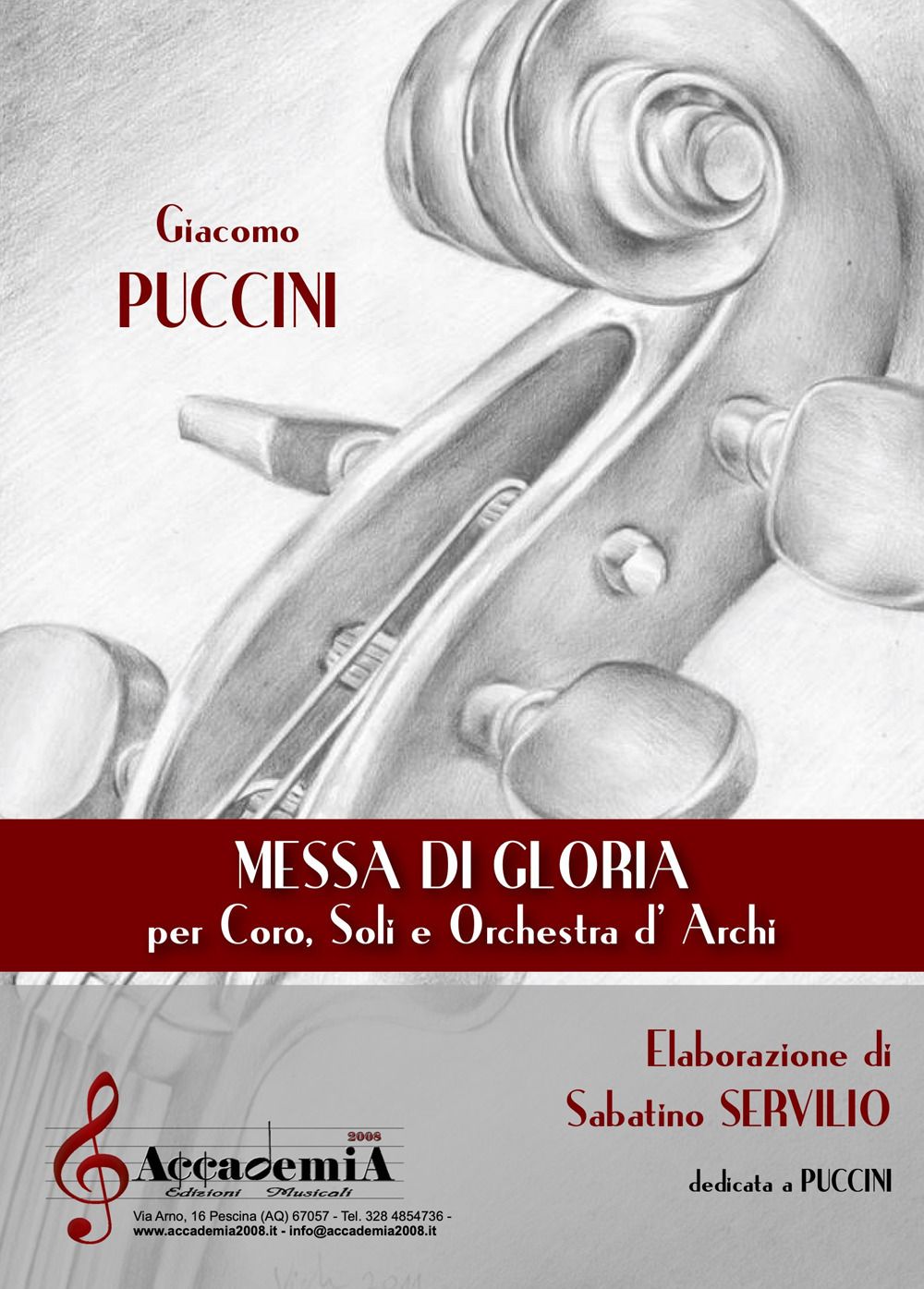 Libri Giacomo Puccini - Messa Di Gloria NUOVO SIGILLATO EDIZIONE DEL SUBITO DISPONIBILE