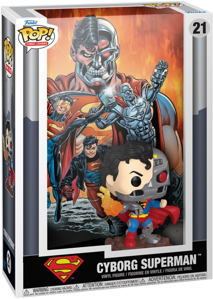 Merchandising Dc Comics:  Pop Comic Cover - Cyborg Superman NUOVO SIGILLATO EDIZIONE DEL SUBITO DISPONIBILE