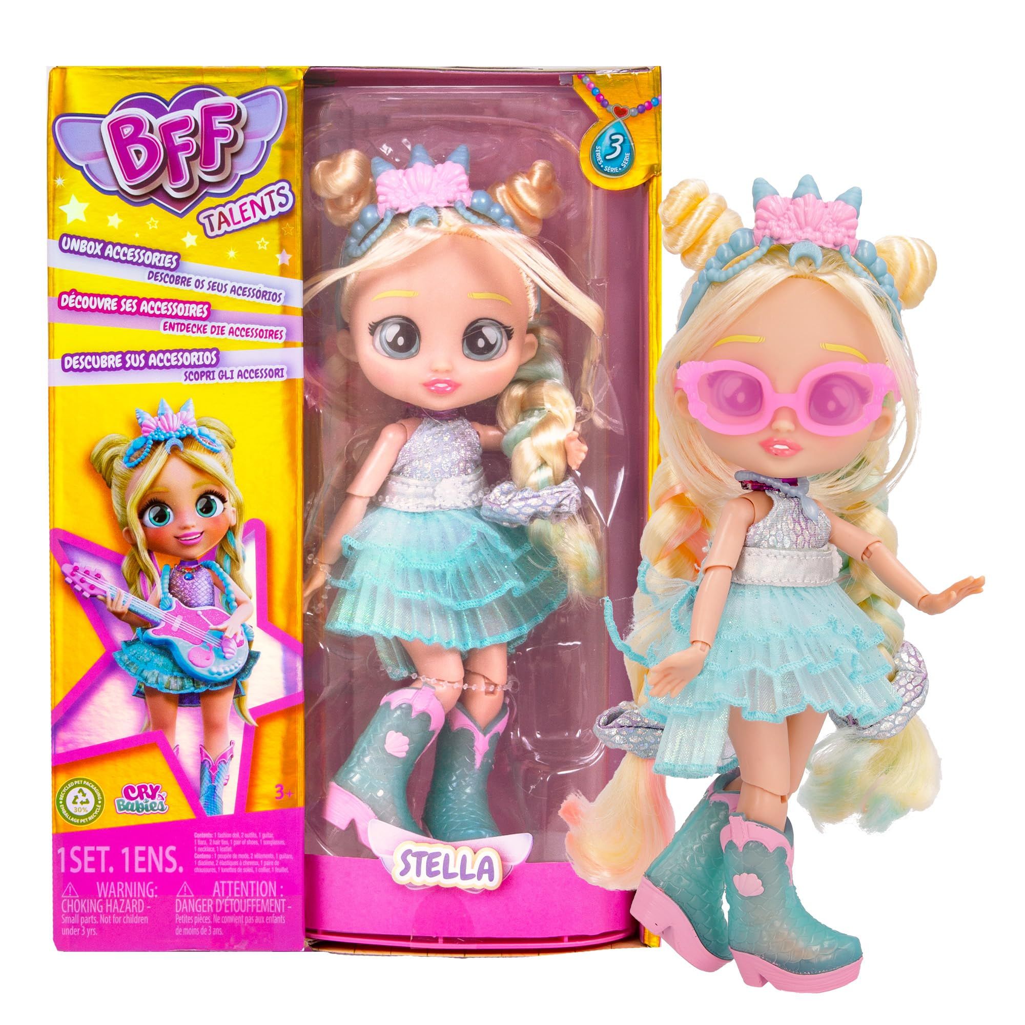 Merchandising : Cry Babies - Bff - Series 3 - Stella NUOVO SIGILLATO EDIZIONE DEL SUBITO DISPONIBILE