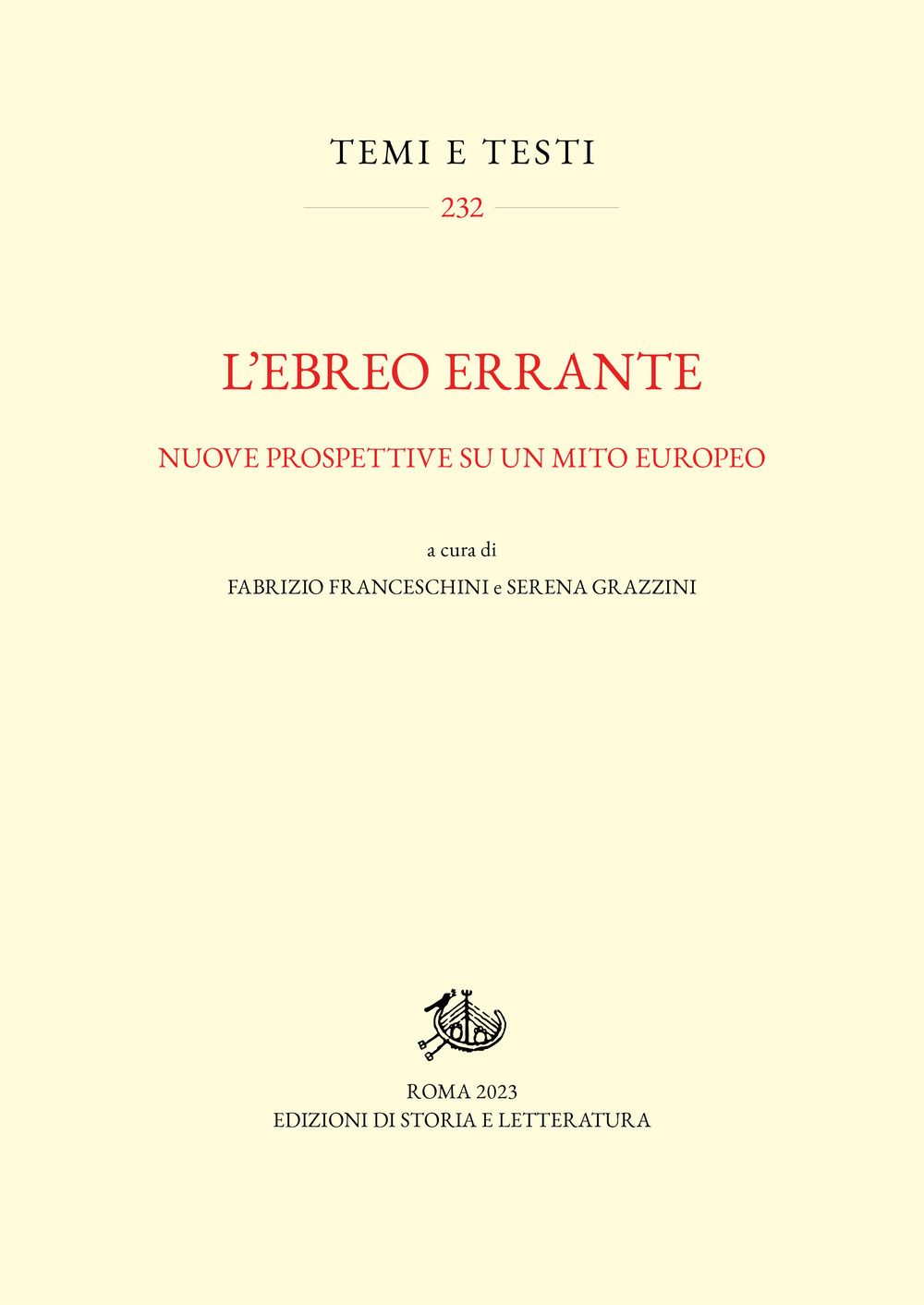 EDIZIONI DI STORIA E LETTERATURA 6735153