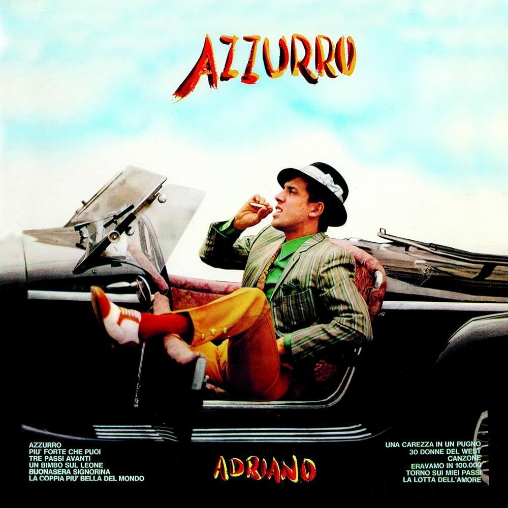 Vinile Adriano Celentano - Carezza In Un Pugno Vinyl NUOVO SIGILLATO EDIZIONE DEL SUBITO DISPONIBILE azzurro
