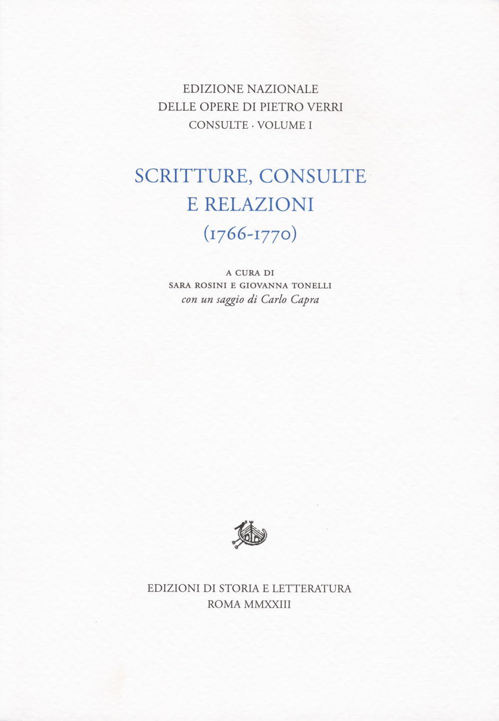 EDIZIONI DI STORIA E LETTERATURA 6420162