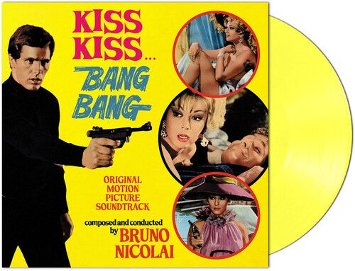 Vinile Bruno Nicolai - Kiss Kiss Bang Bang O.S.T. Clear Vinyl Record Store Day 2025 NUOVO SIGILLATO EDIZIONE DEL SUBITO DISPONIBILE giallo
