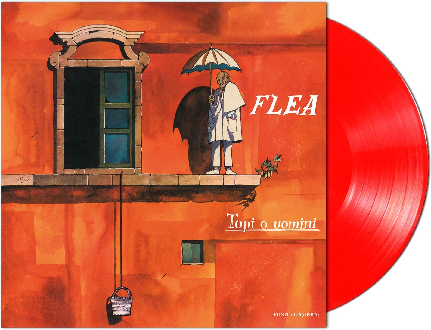 Vinile Flea - Topi O Uomini Ltd.Ed. Clear Vinyl NUOVO SIGILLATO EDIZIONE DEL SUBITO DISPONIBILE rosso