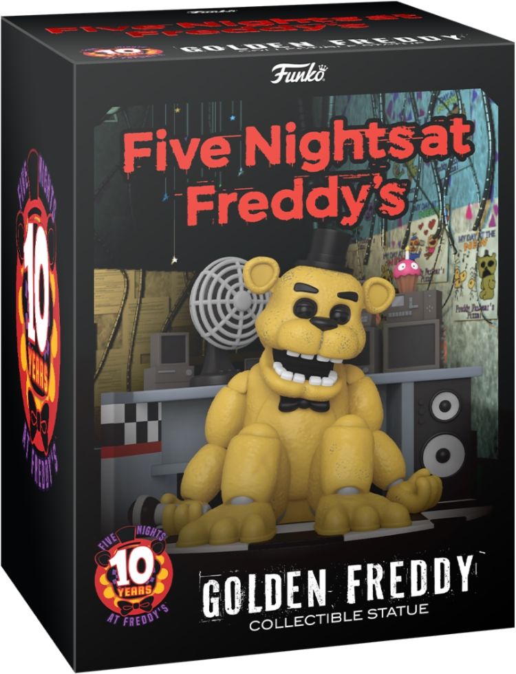 Merchandising Five Nights At Freddys:  Vinyl Statue - Golden Freddy NUOVO SIGILLATO EDIZIONE DEL SUBITO DISPONIBILE