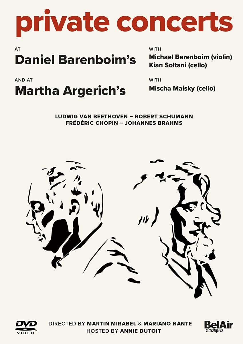 Music Dvd Daniel Barenboim Martha Argerich: Private Concerts NUOVO SIGILLATO EDIZIONE DEL SUBITO DISPONIBILE