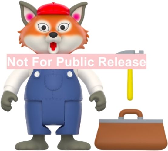 Merchandising Richard Scarry:  - Reaction Figures Wave 02 - Mr. Fixit NUOVO SIGILLATO EDIZIONE DEL SUBITO DISPONIBILE